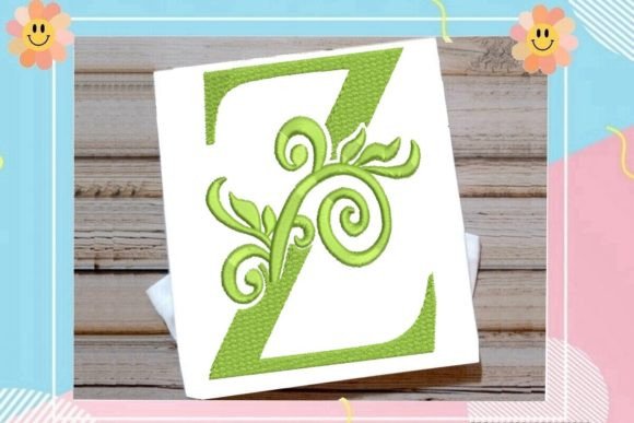 Beautiful Letter Z Monogram Review for Craft Fair Products