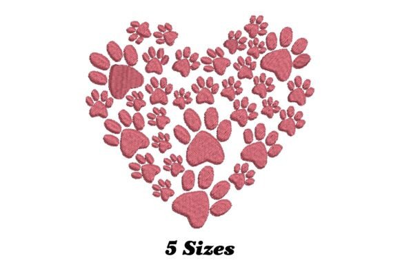 Beautiful Love Paw Embroidery Review