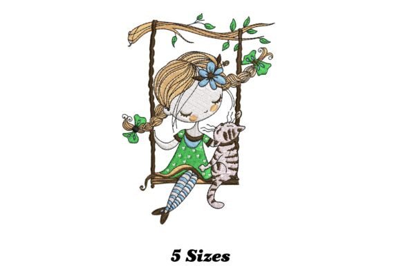 Charming Girl Swinging Embroidery Review