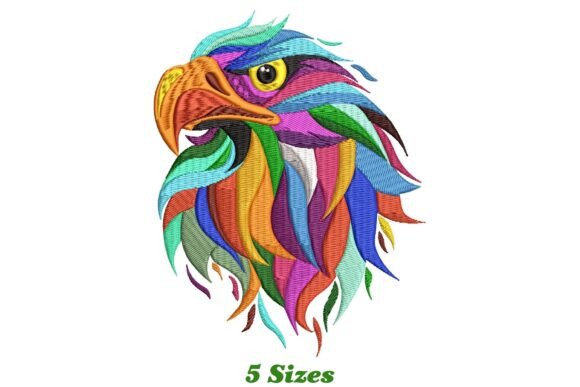 Colorful Eagle Head Embroidery Review