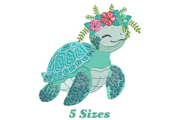 Flower Sea Turtle Embroidery Review