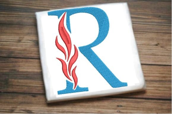 R Letter Beautiful Fire Alphabet Review